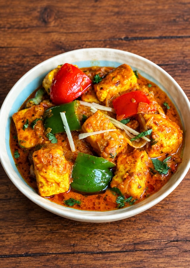 Kadhai Paneer.