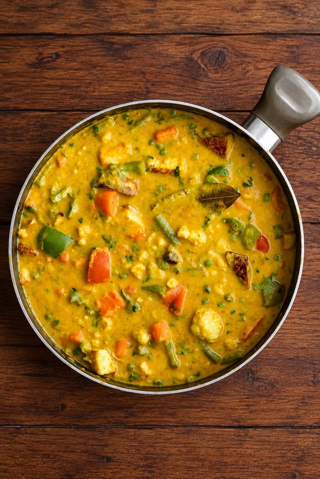 Navratna Shahi Korma.