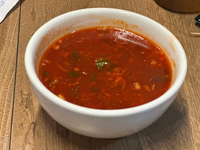 Hot & Sour Soup.
