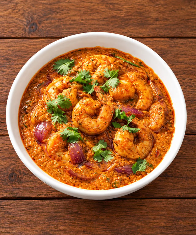 Shrimp Tikka Masala.
