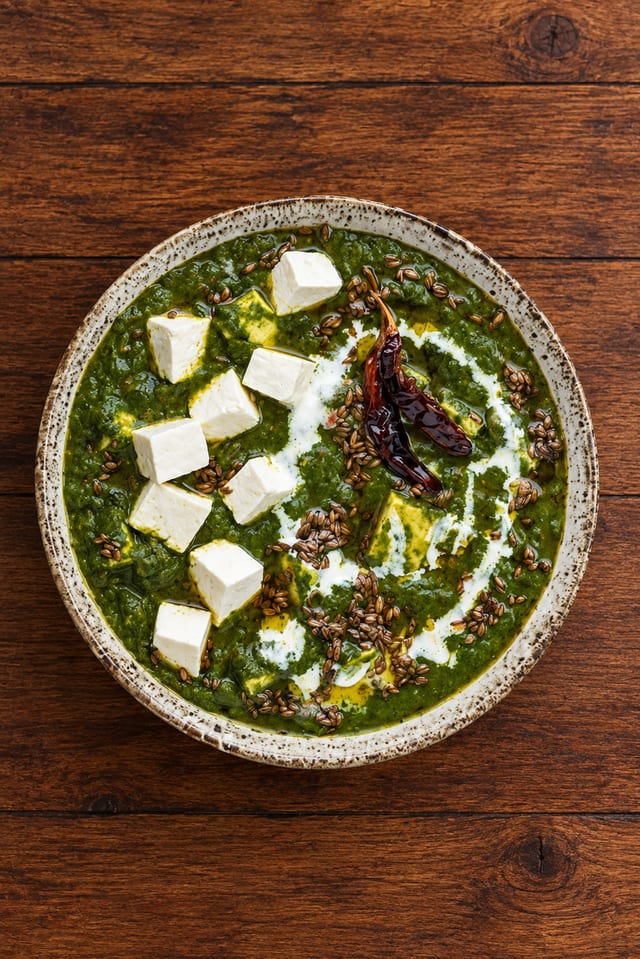 Saag Paneer.